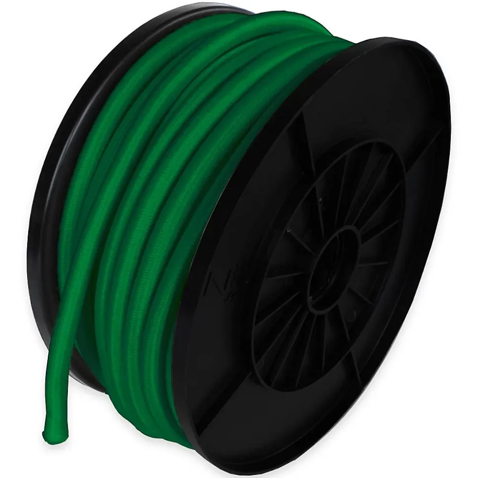 Sandow élastique Vert 25 mètres - Qualité PRO TECPLAST 9SW - Tendeur pour bâche de diamètre 9 mm