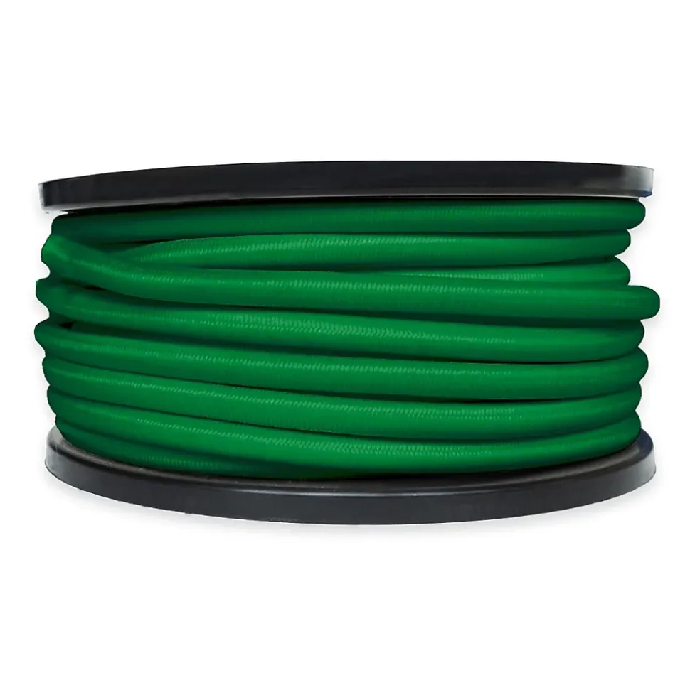 Sandow élastique Vert 25 mètres - Qualité PRO TECPLAST 9SW - Tendeur pour bâche de diamètre 9 mm