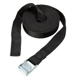 Sangle à came Diall L. 5 m x l. 2,5 cm tissage noir