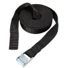 Sangle à came Diall L. 2,5 m x l. 2,5 cm tissage noir