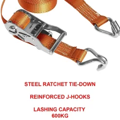 Sangle à cliquet Fastlink orange 4,5 m x 35 mm Master Lock