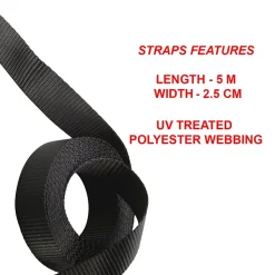 Sangle à cliquet sans crochet 5 m x 25 mm Master Lock