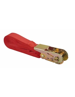 Sangle de serrage, 5m, à cliquet, rouge - THIRARD