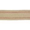 Sangle en jute écru l. 60 mm, vendue au mètre linéaire