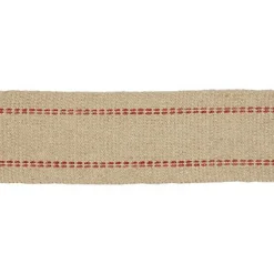 Sangle en jute écru l. 60 mm, vendue au mètre linéaire