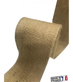 Sangle Jute Naturelle 85mm, Bobine x 20 mètres