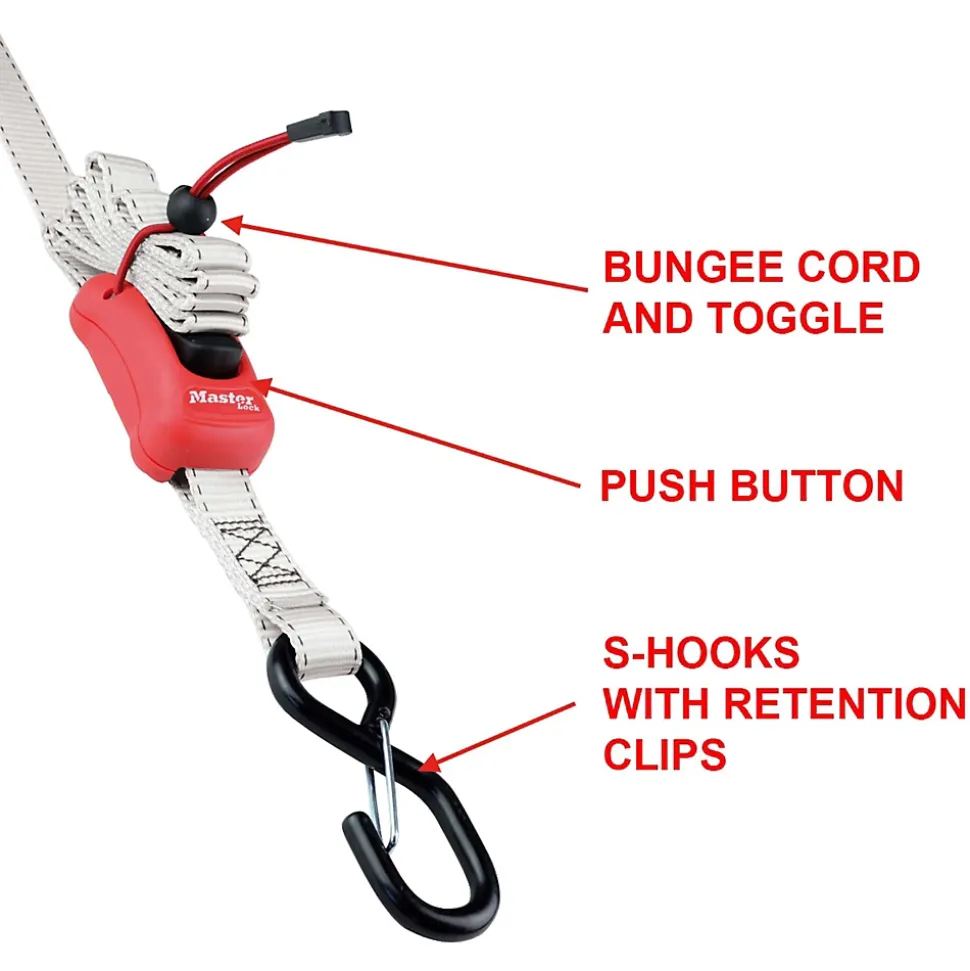 Sangle prémontée à boucle autoblocante 2,5m x 25mm Master Lock