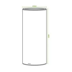 SAUTER Chauffe-eau électrique CANGAR vertical mural 150L - ACI Hybride