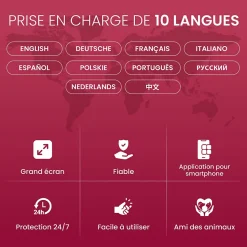 seQrell, Systeme Alarme Maison sans Fil GSM 4G, WLAN avec écran Tactile et Batterie 1500 mAh. Alexa, Application Android et iOS
