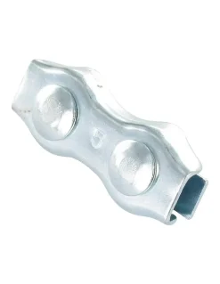 Serre-câble plat duplex Acier zingué Câble De 4 - 5 pièces