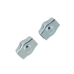 Serre-câbles plat 1 boule pour Ø. 4 mm vendu par 2