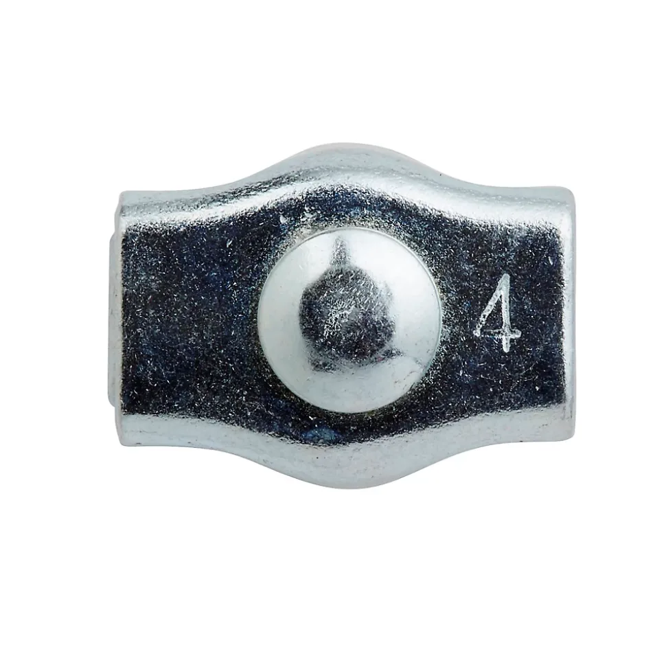 Serre-câbles plat 1 boule pour Ø. 4 mm vendu par 2