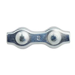 Serre-câbles plat 2 boules pour Ø. 2 mm vendu par 2