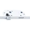 Serrure à encastrer Bricard condamnation bout carré blanc axe 40 mm