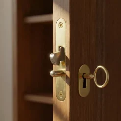 Serrure à entailler l. 50 mm x H. 70 mm x EP. 14 mm