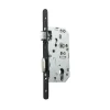 Serrure à larder D455 clé I axe 50mm bout rond finition noir sans gâche - VACHETTE - 22700000