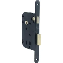 Serrure à larder MULTIBAT à pêne dormant et demi tour axe 50mm T/NO bout rond sans gâche réversible - JPM - 240000-02-1J