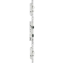 Serrure 3 points TF3 à pêne crochet et pêne dormant de coffre 45mm têtières en U 24x6mm - STREMLER - 6470.45.0B