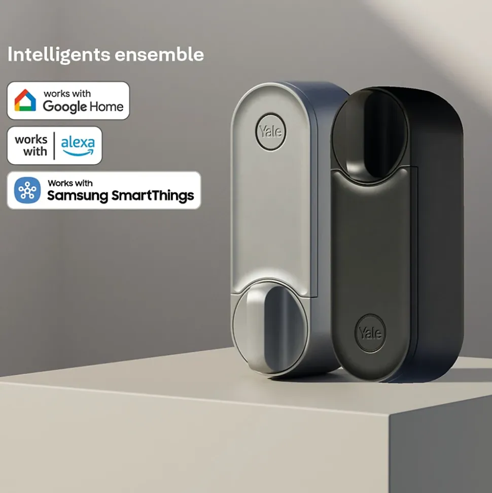 Serrure connectée Linus L2 Yale argent