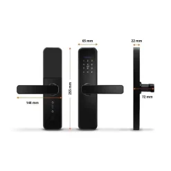 Serrure connectée locky-1 à code, badge et bluetooth