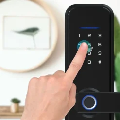 Serrure connectée locky-2 biométrique, code, badge et bluetooth