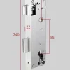 Serrure connectée locky-11 biométrique, code, badge et bluetooth - ultra fine