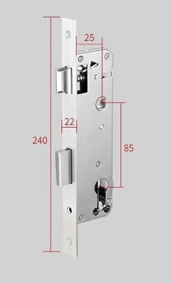 Serrure connectée locky-11 biométrique, code, badge et bluetooth - ultra fine