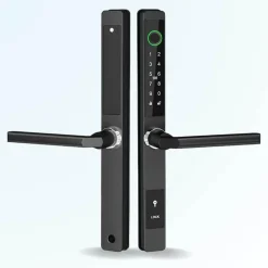 Serrure connectée locky-11 biométrique, code, badge et bluetooth - ultra fine