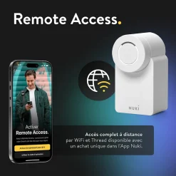 Serrure connectée Nuki Smart Lock Go blanche