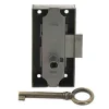 Serrure en applique axe 20 l. 30 mm x H. 50 mm x ep. 10 mm droite