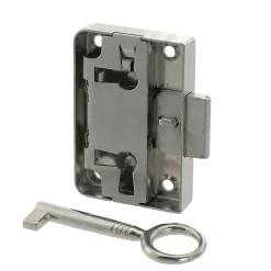 Serrure en applique l. 39 mm x H. 55 mm x EP. 9 mm