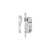 Serrure encast. Intelock trou cylindre pour poignées connectées, inox, axe50mm, entr'axes70mm, carré8 - INTELOCK