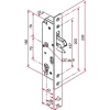 Serrure encastré GK portail coulissant axe 29mm - TIRARD - GK401201