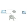 Serrure extra plate blanche pour volet roulant