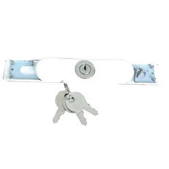 Serrure extra plate blanche pour volet roulant