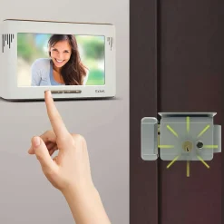Serrure électrique droite/gauche - compatible visiophone - mémoire d'appel - faible consommation - Extel - 150011