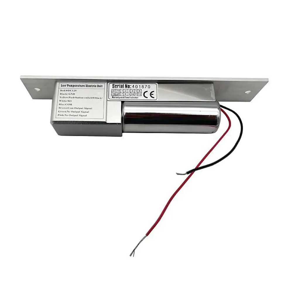 Serrure électrique temporisée à pêne piston à rupture sbt100t (nc)