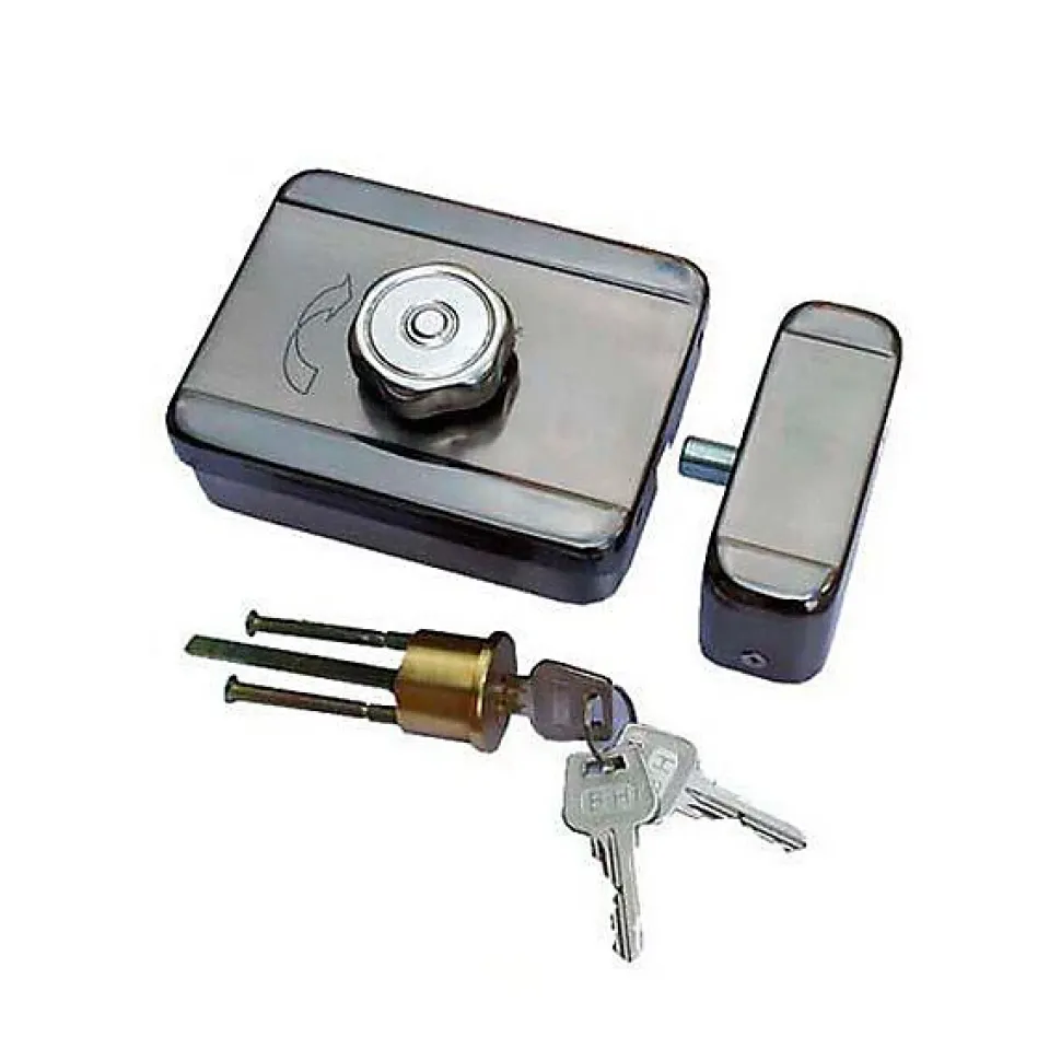 Serrure électrique 12v btc3-l - a impulsion
