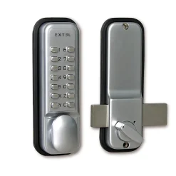 Serrure mécanique pour porte intérieure 35 - 60 mm - ouverture gauche droite - Extel - 109057