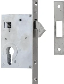 Serrure monopoint à larder profil étroit à crochet axe 50mm - CISA - CIS45110.50
