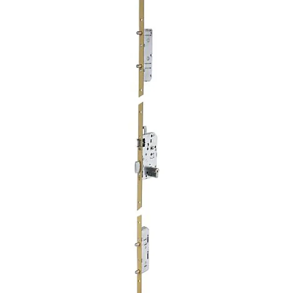Serrure multipoints à larder 5 points 5900 SPN1 TRILOCK à entrebâilleur ecartement de pêne 100mm bout carré - VACHETTE - 15621000