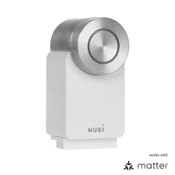 Serrure Nuki Smart Lock 4 ème génération Pro, blanche