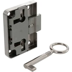 Serrures en applique l. 53 mm x H. 57 mm x EP. 9 mm