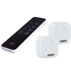 Set de 2 modules pour volets + télécommande - 500W - DiO