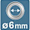 Set de 25 pièces oeillets Rapid Ø6mm