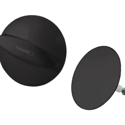 Set de finition vidage baignoire HANSGROHE Flexaplus noir mat