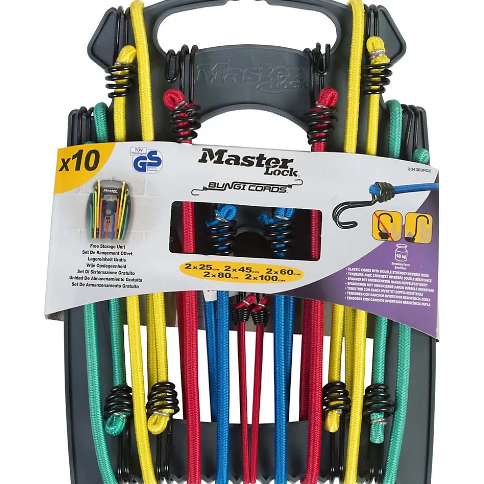 Set de rangement de 10 tendeurs Master Lock