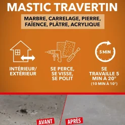 Sintopierre travertin, la boite de 170 ml