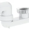 Siphon de baignoire sortie orientable Allibert 823101 Ø d'entrée 1’’1/2, Ø de sortie 40 mm garde d'eau 50 mm