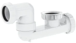 Siphon de baignoire sortie orientable Allibert 823101 Ø d'entrée 1’’1/2, Ø de sortie 40 mm garde d'eau 50 mm
